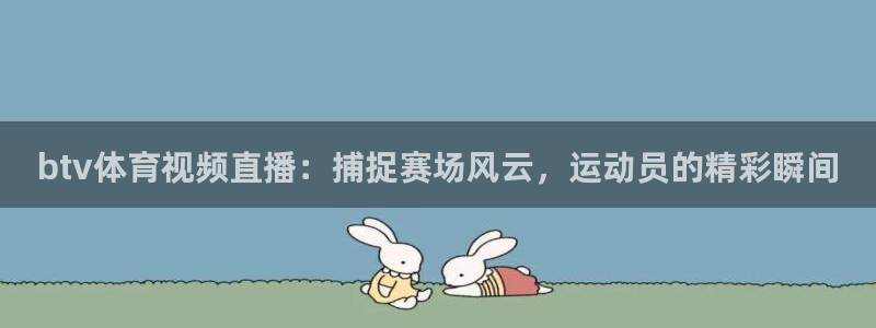 绿茵直播中超：btv体育视频直播：捕捉赛场风云，运动员的精彩瞬间